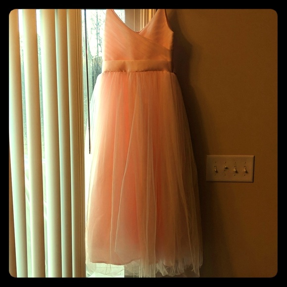 Glamulice Dresses & Skirts - Glamulice V-neck 15/16 A-line Gown - Light Pink